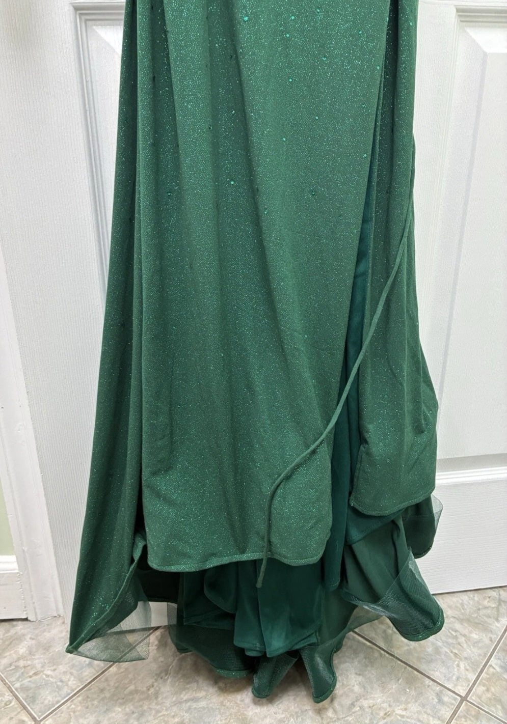 Amarra Emerald Green Prom Dress Size 16
