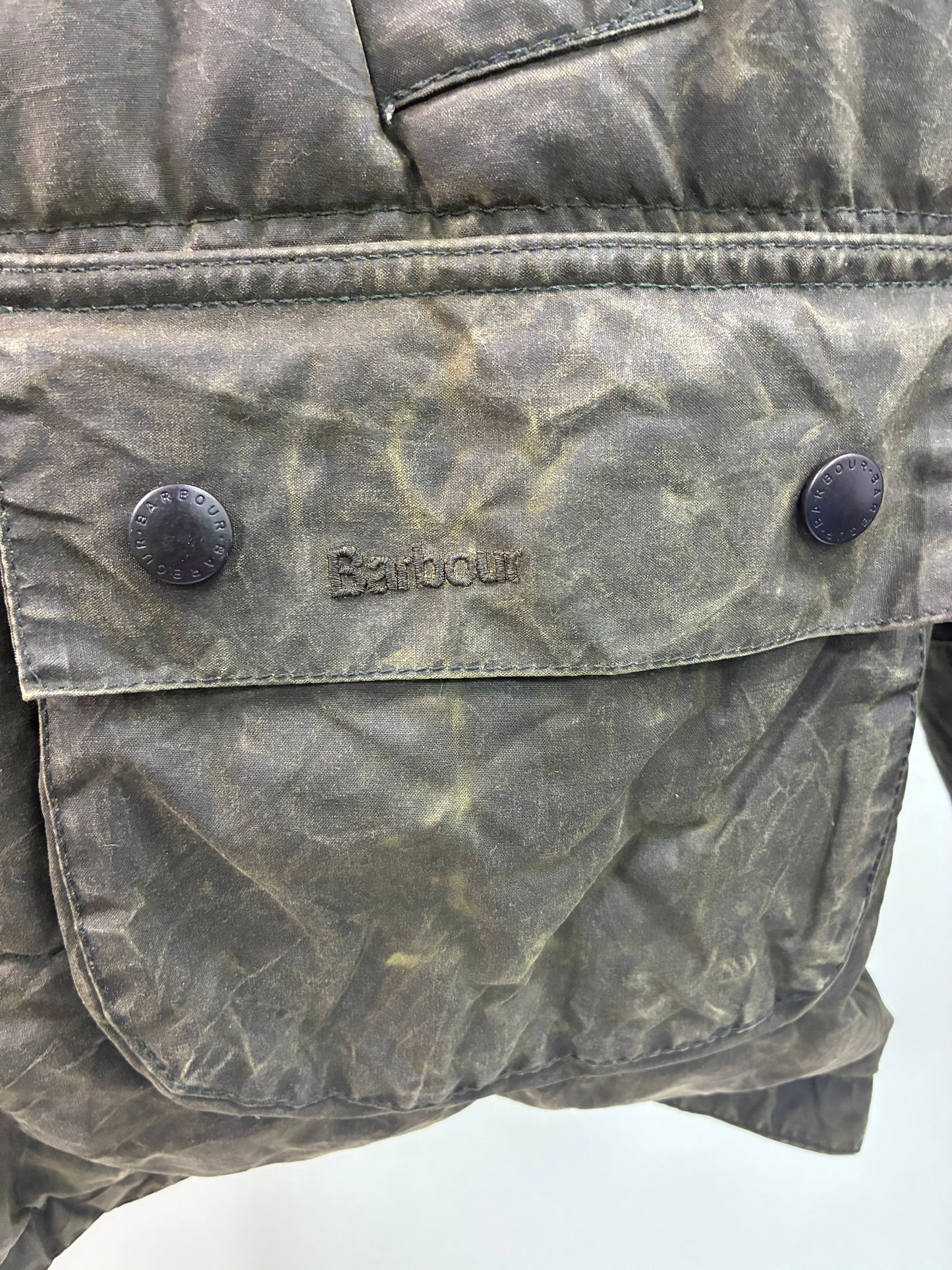 Barbour Bedale Waxed Olive Green Jacket