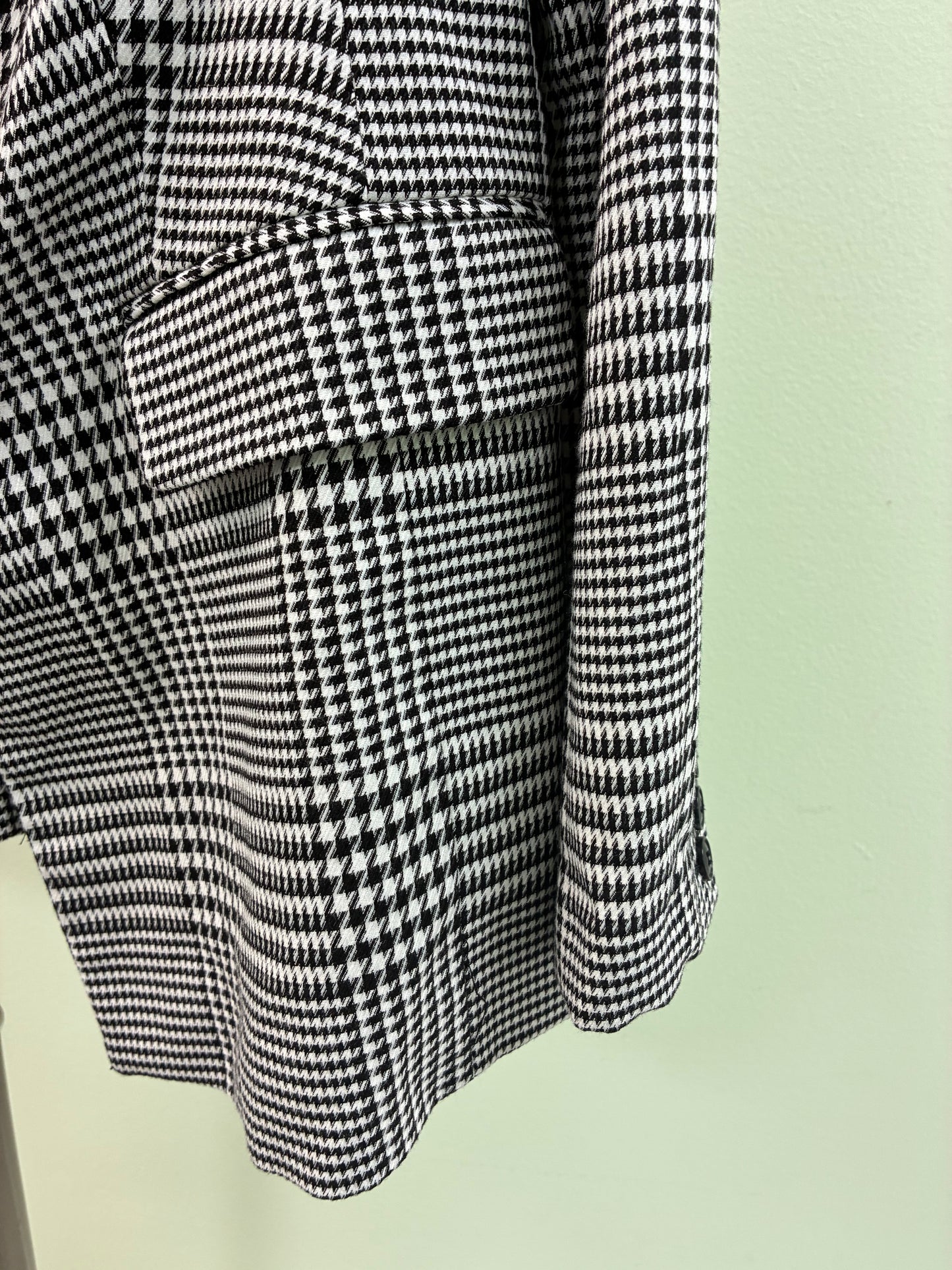 Lane Bryant Black Plaid Blazer Size 14
