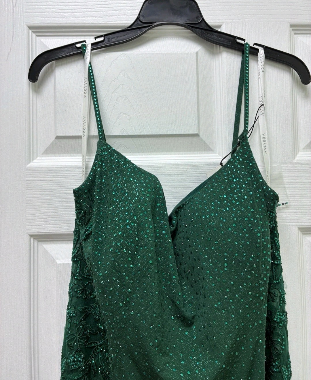 Amarra Emerald Green Prom Dress Size 16