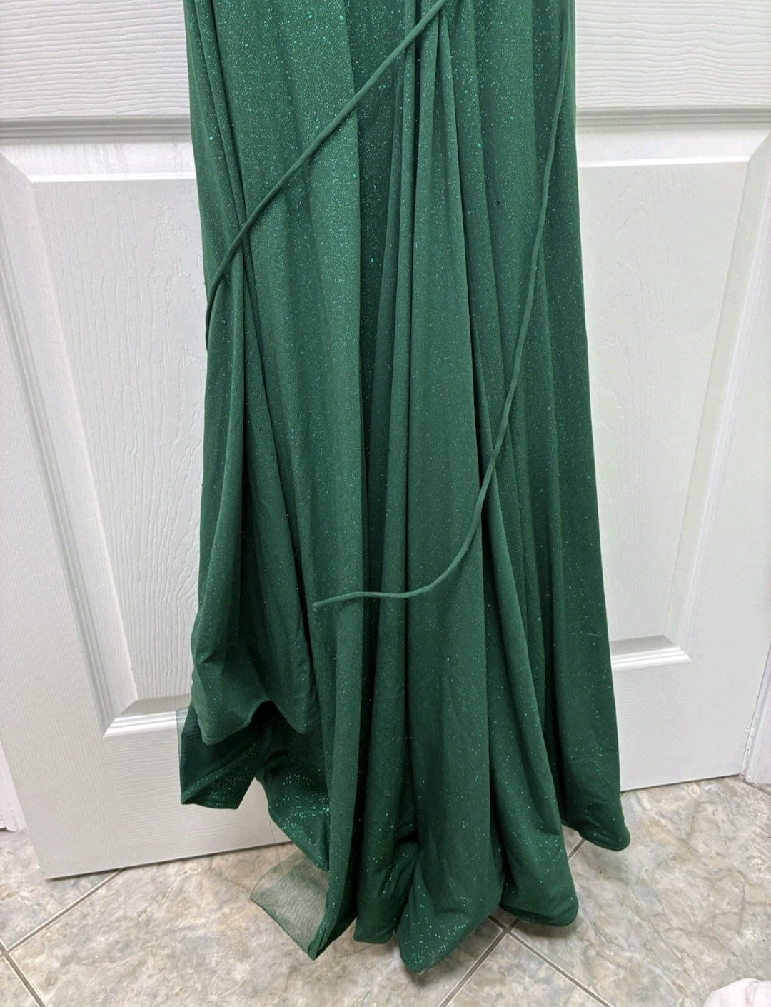 Amarra Emerald Green Prom Dress Size 16