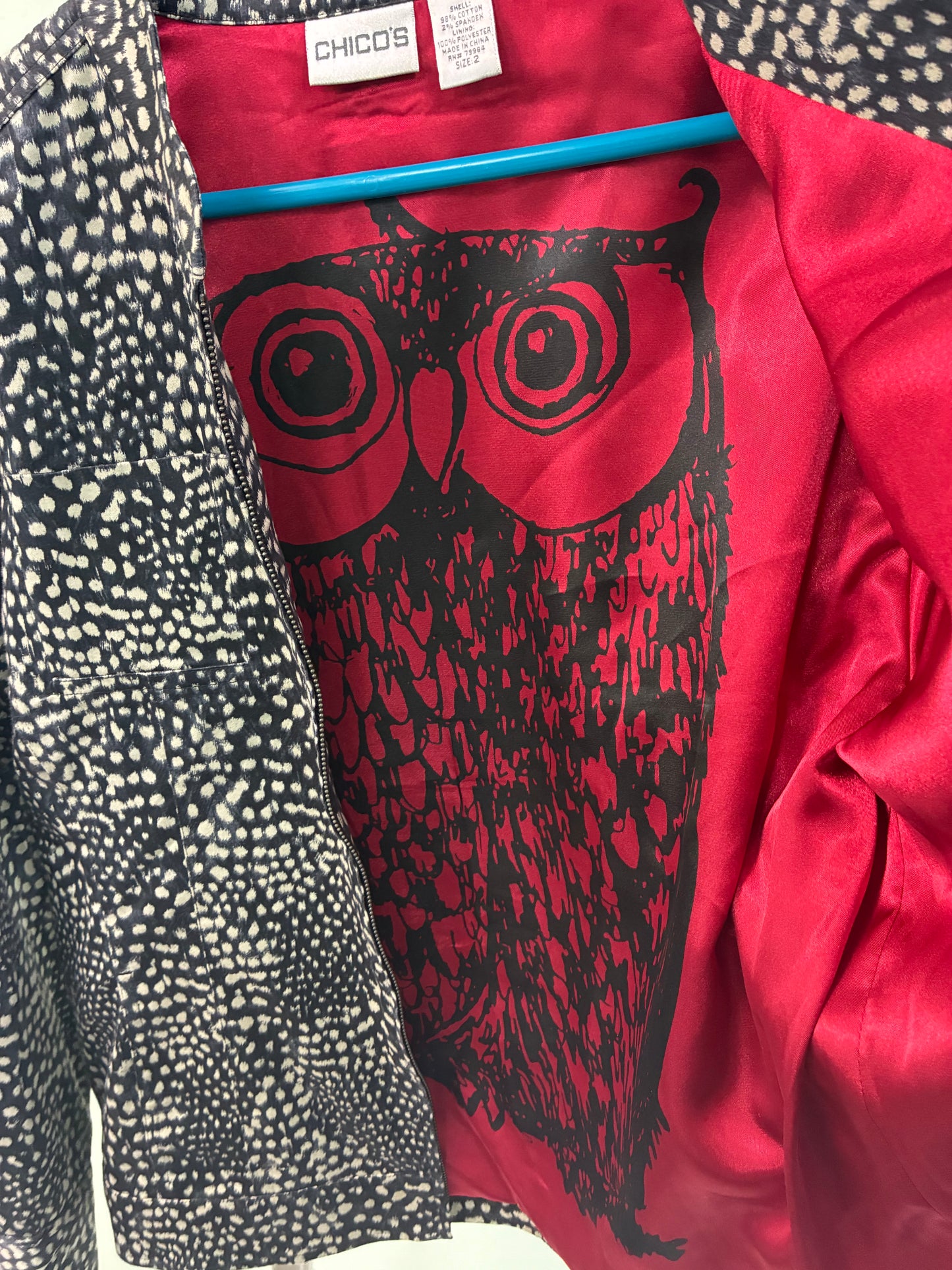 Chico Leopard Print Bomber Jacket