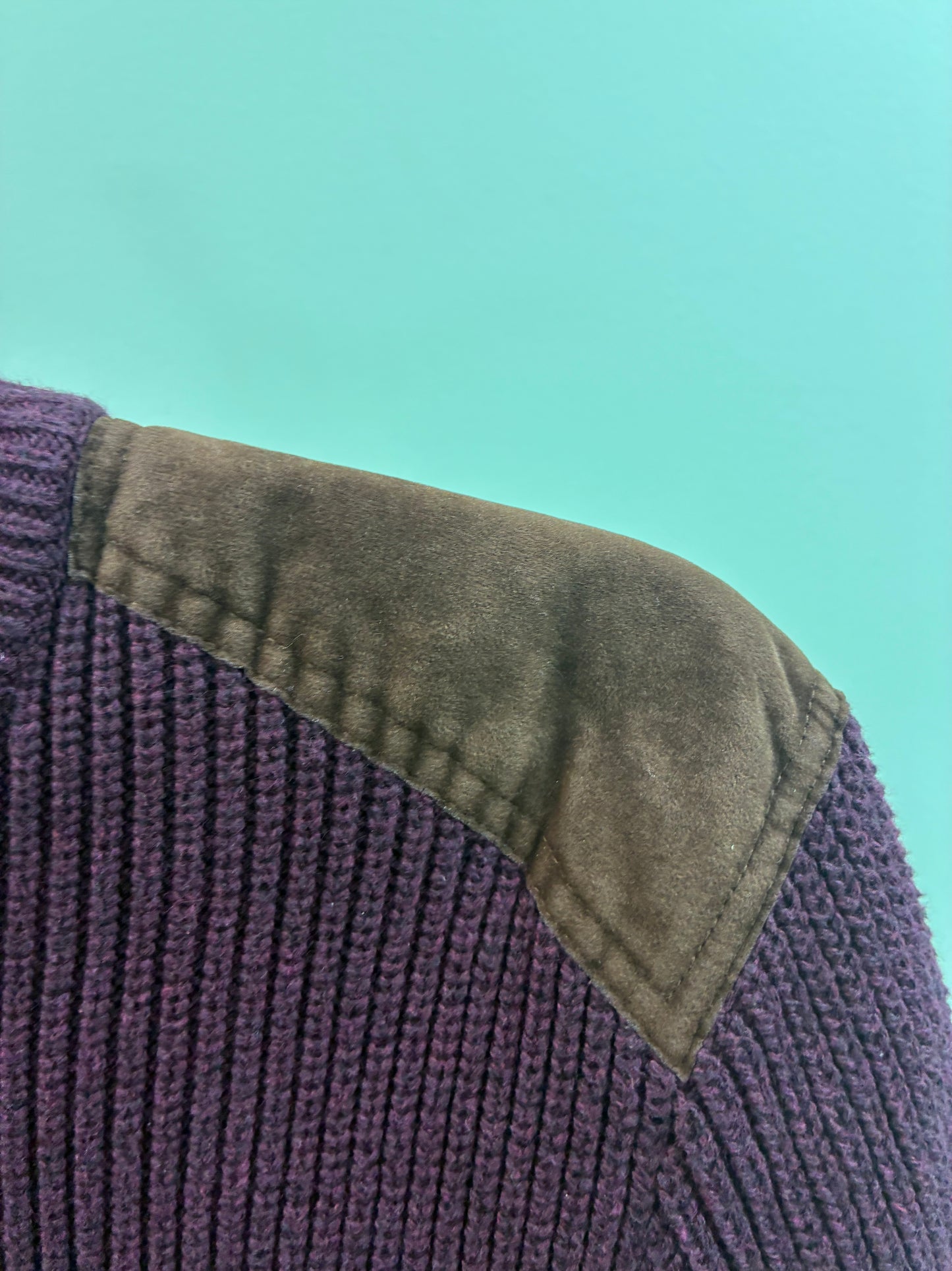 J.Crew Burgundy Cable Knit Sweater - Large