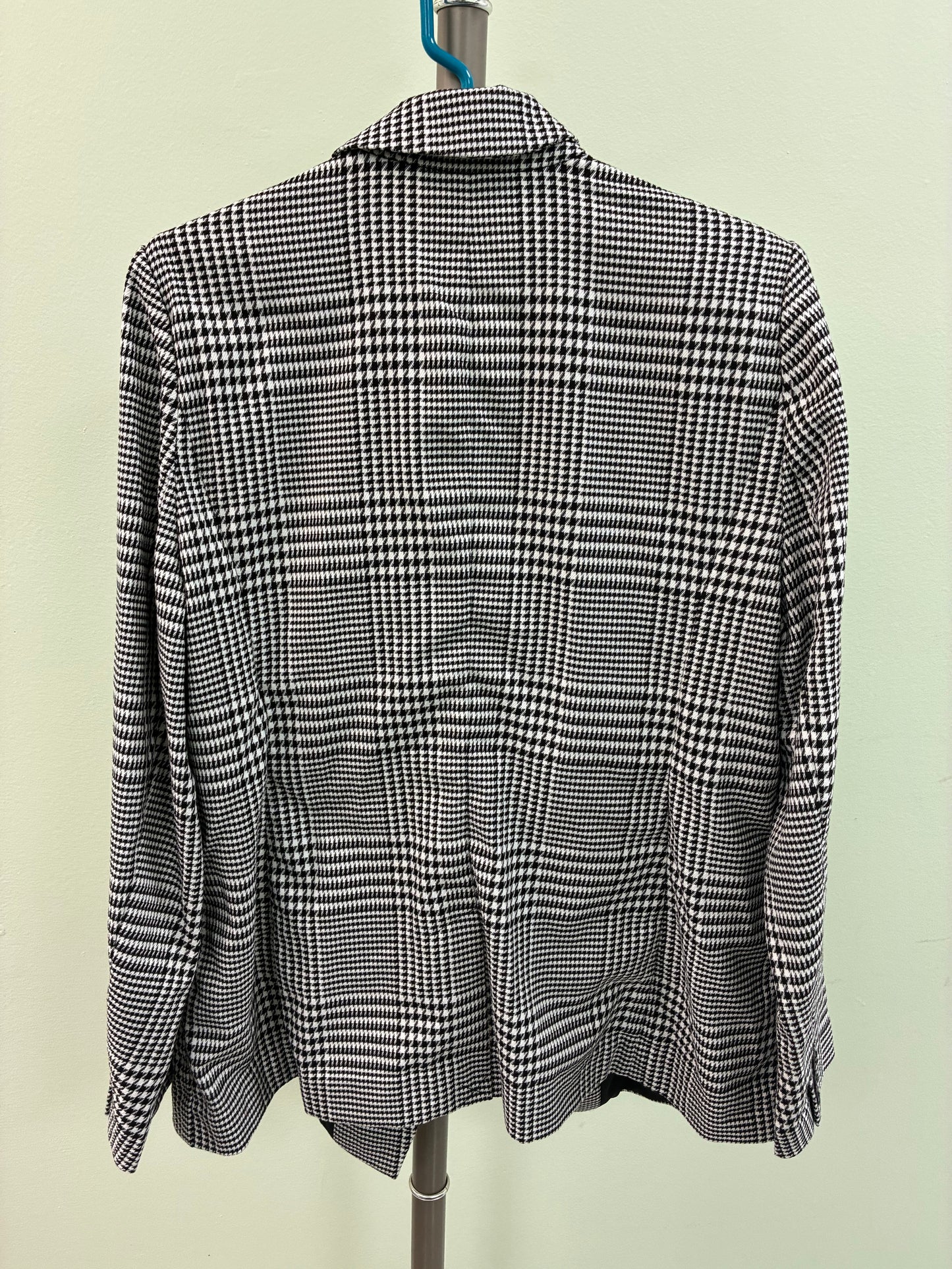 Lane Bryant Black Plaid Blazer Size 14