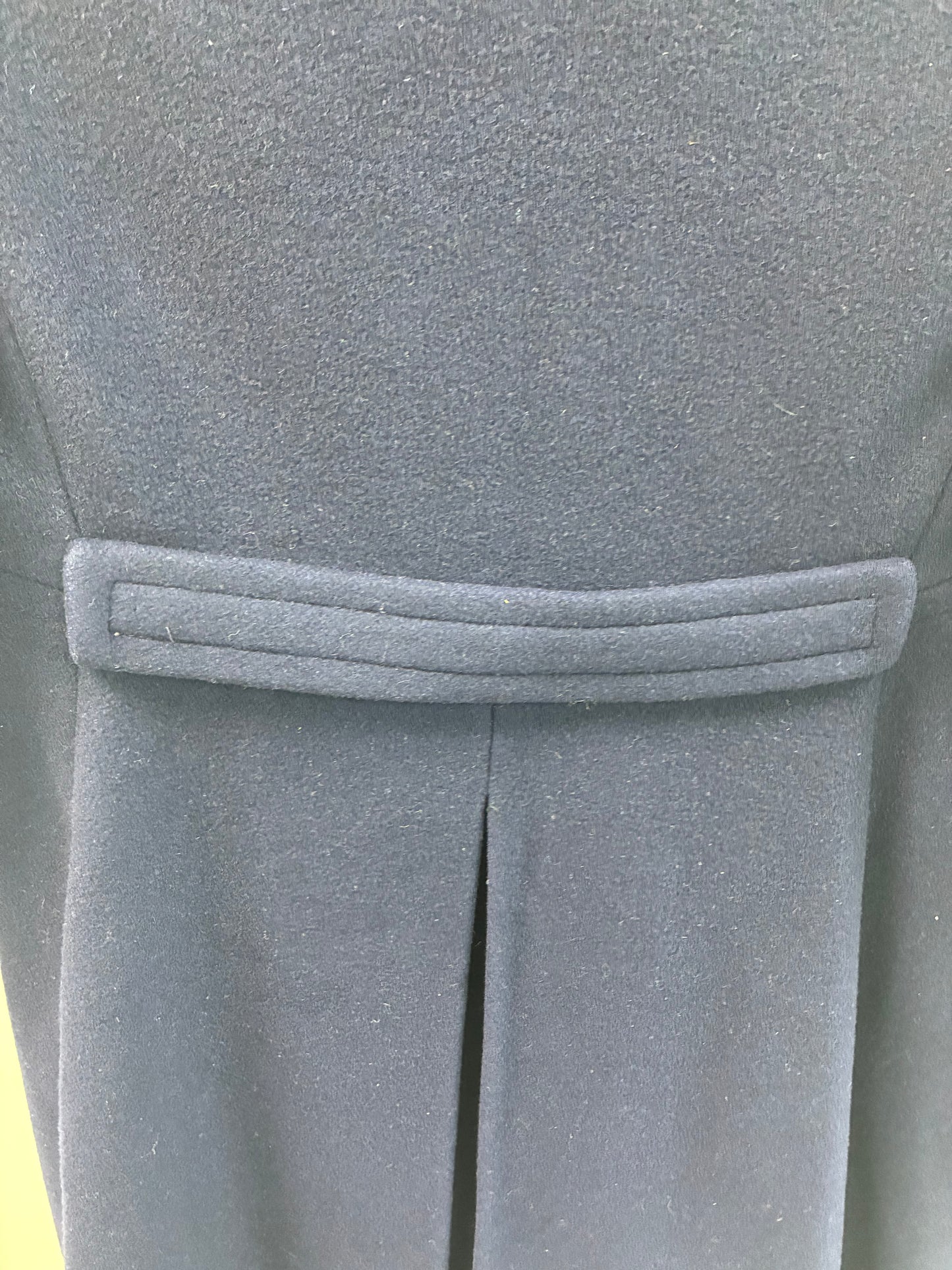 Regency Cashmere Navy Blue Car Coat Size 2