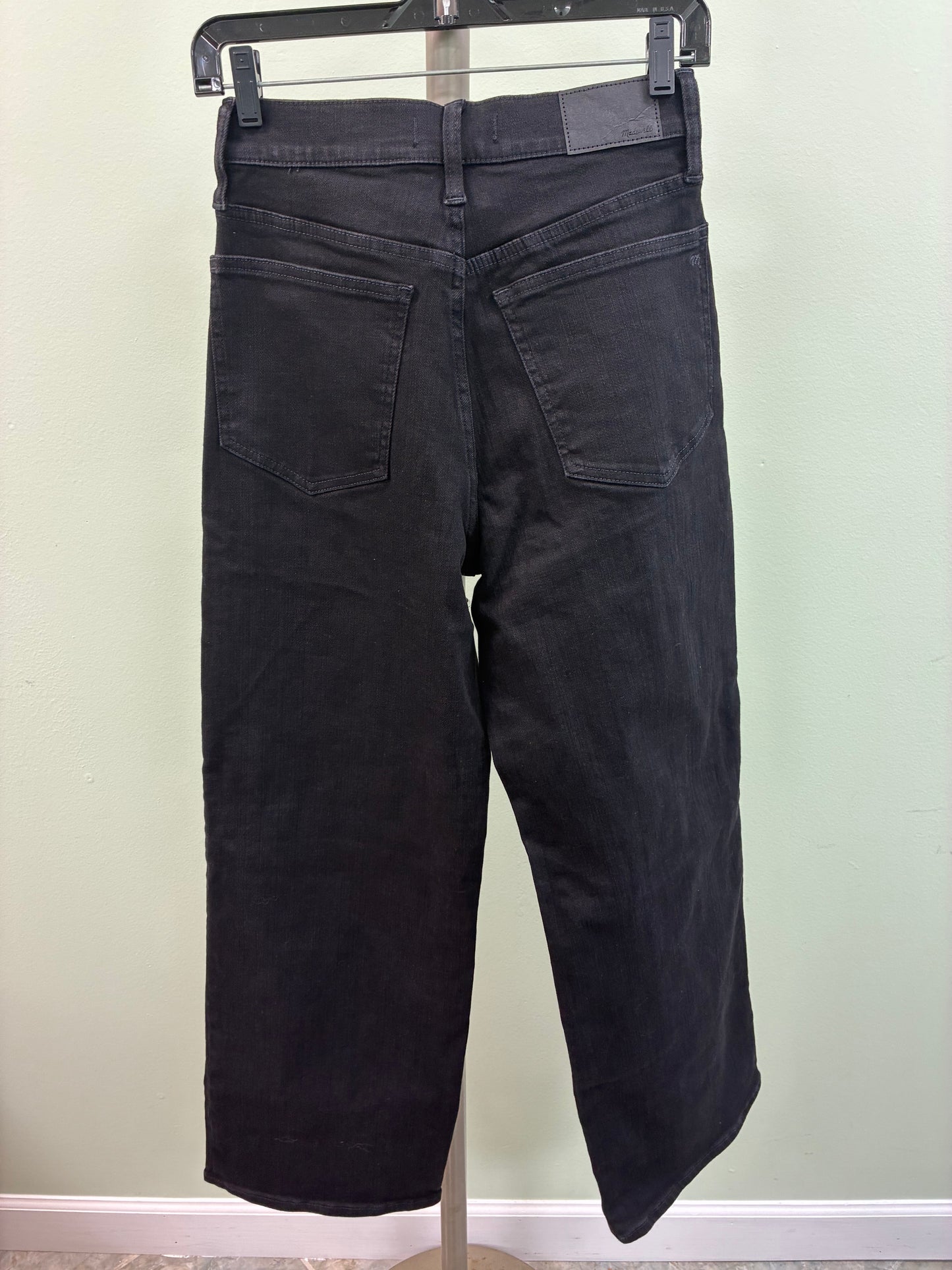 Madewell Black Denim Vintage Wide Leg