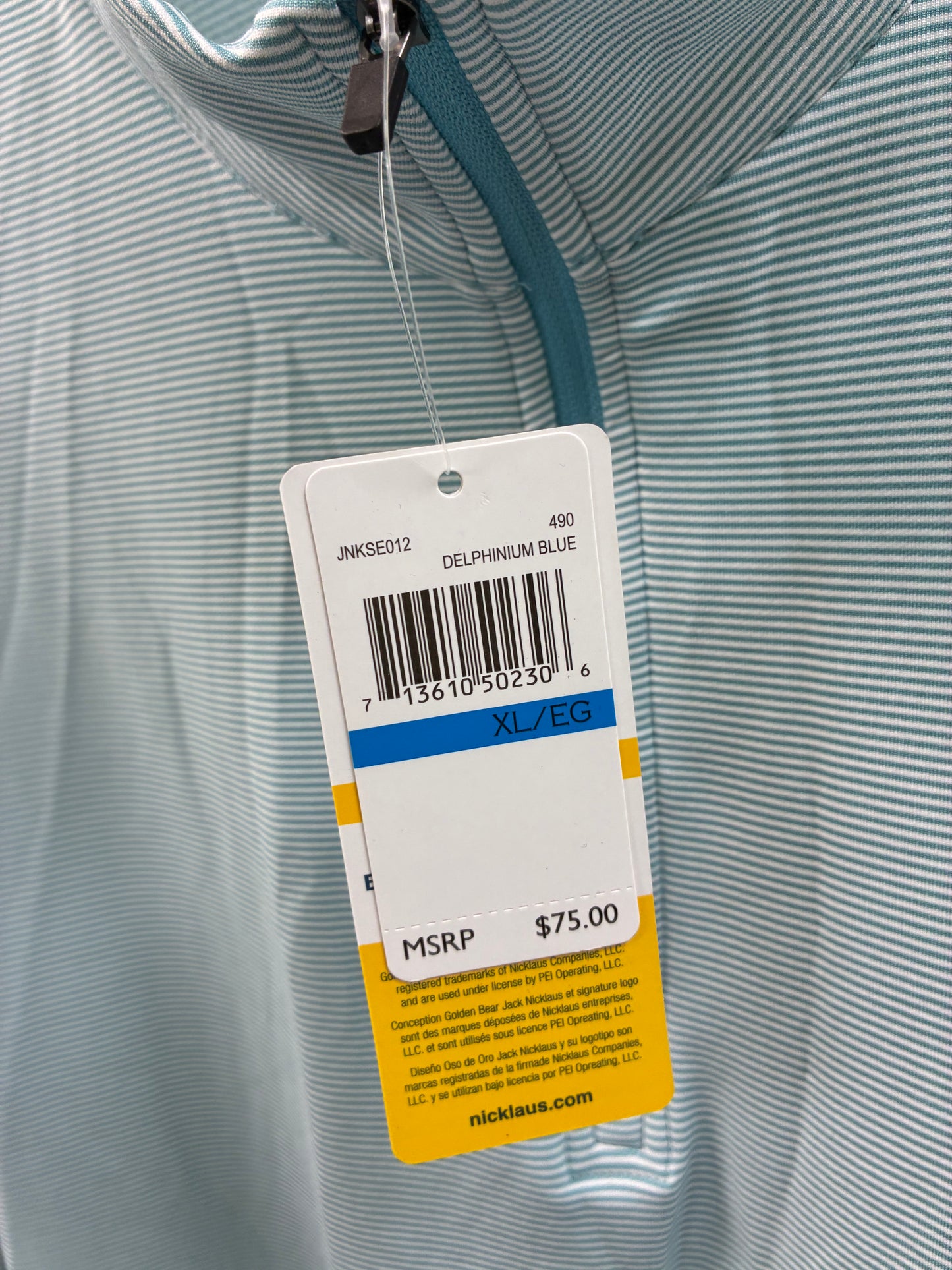 Jack Nicklaus Blue Quarterzip