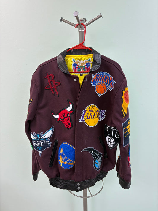 Jeff Hamilton NBA Patch Jacket Large