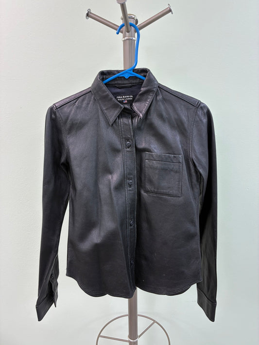 Polo Jeans Co. Ralph Lauren Leather Shirt XS