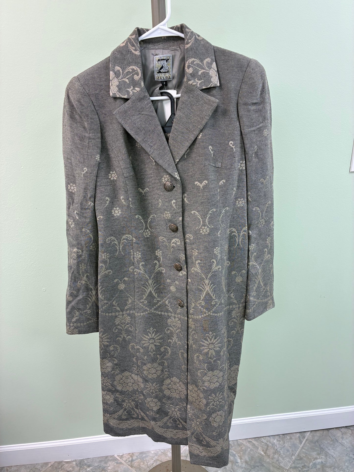 Z By Zelda Fashion Blazer Skirt Set Size 2