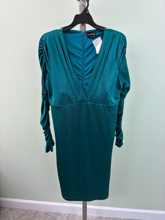 Bebe Green LS Fashion Dress